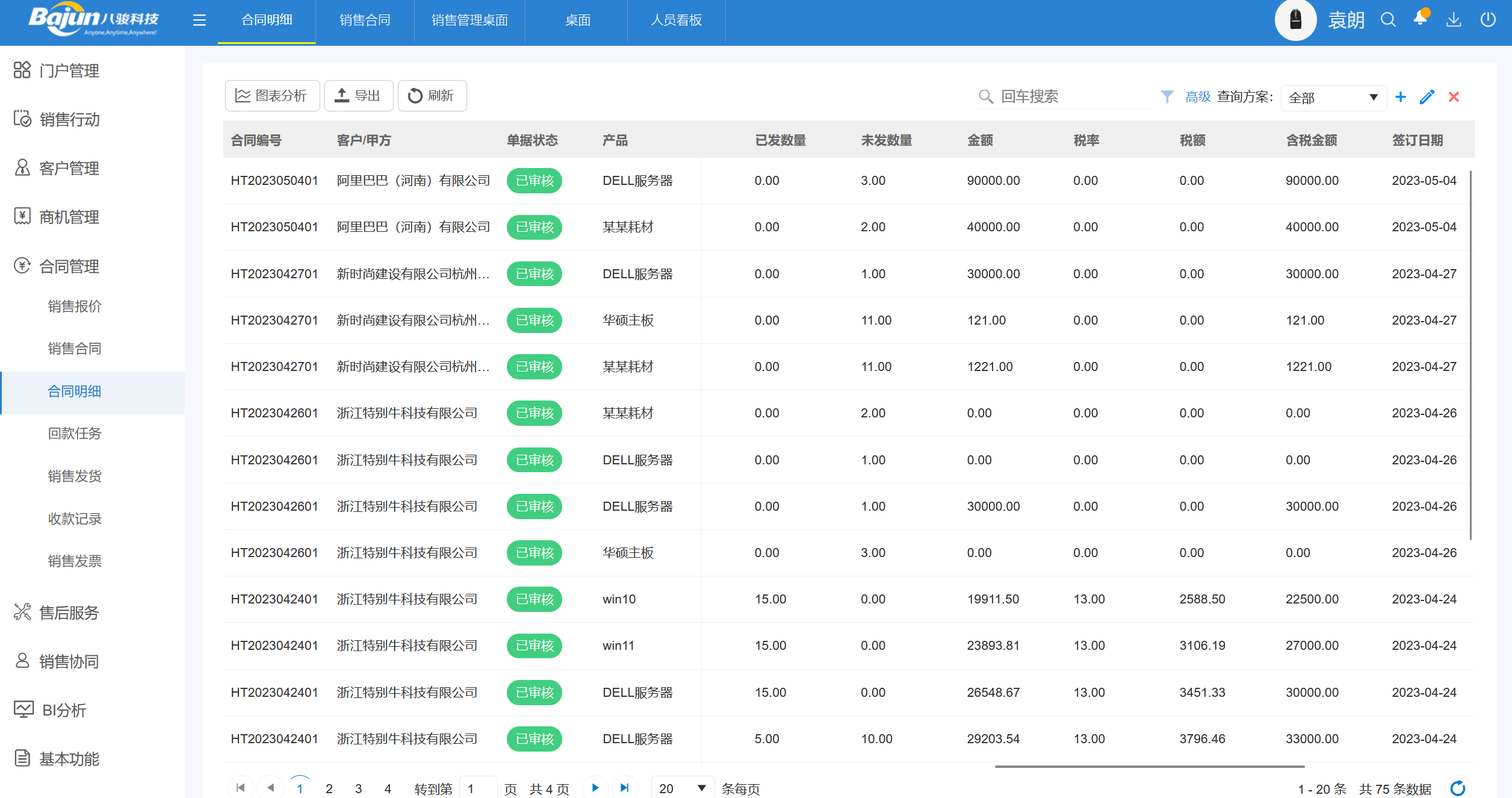 合同管理台账是什么，有哪些功能及作用？